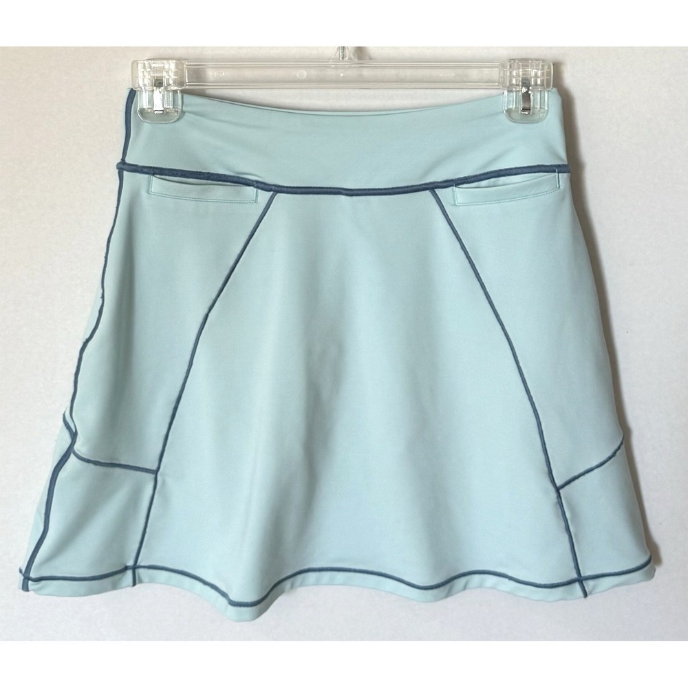Peter Millar Skirt Skort Womens Size XS Golf Tennis Athletic Aqua Blue UPF 50